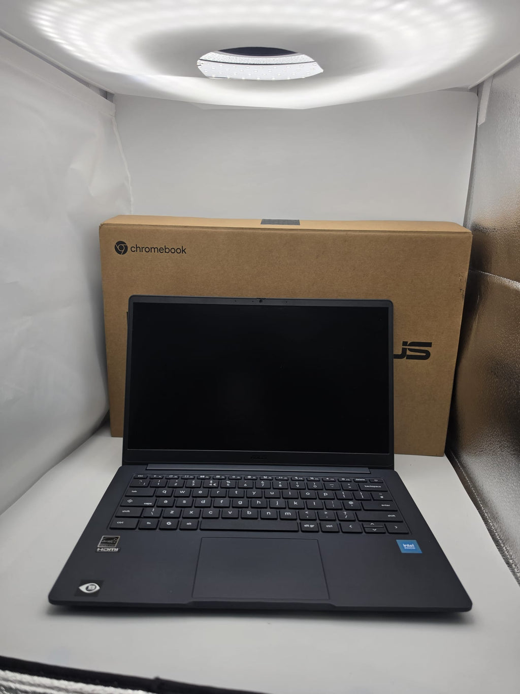 Asus Chromebook CX1405CTA Laptop, Black, Grade A
