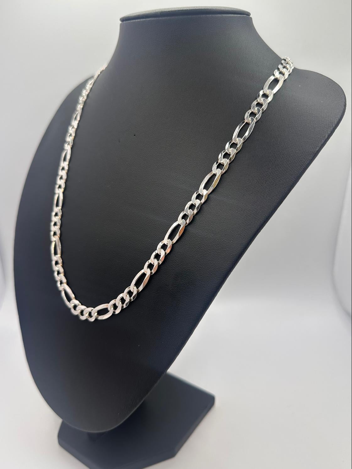 925, 32.00g Silver Figaro Link Chain