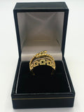18ct, Gold Ring, Size S, 5.21g