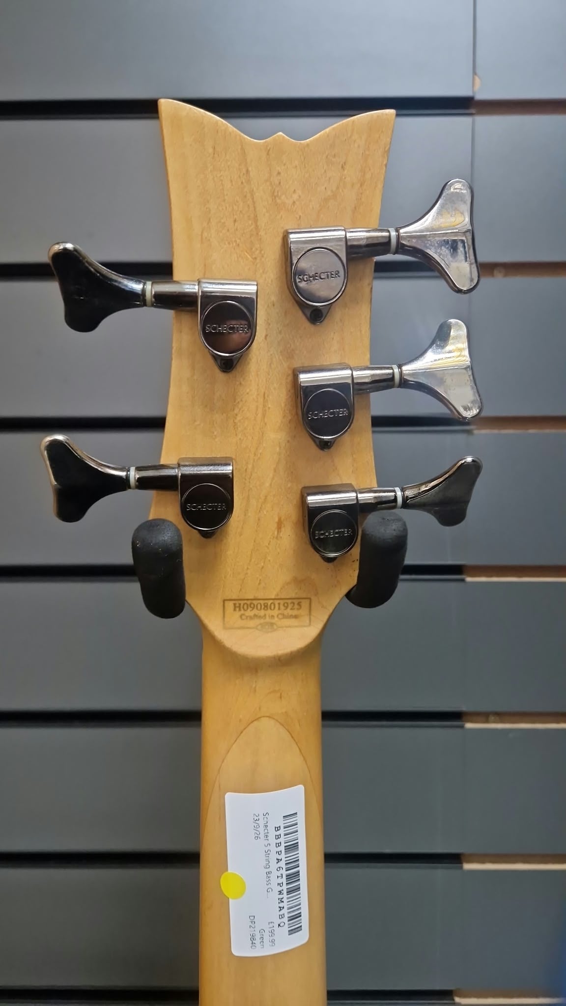 Schecter Diamond Series 5 String Bass Guitar Blue, Grade B