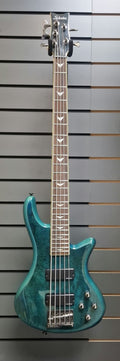 Schecter Diamond Series 5 String Bass Guitar Blue, Grade B