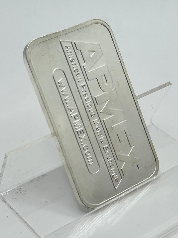 APMEX 1 Troy Ounce .999 Fine Silver Bar