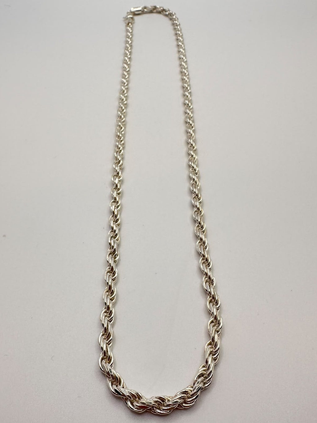 925, 41.90g Silver Twisted Rope Style Chain