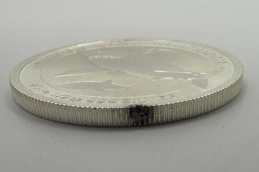 Australian Silver Coin, 15.90g, Great White Shark, Grade B