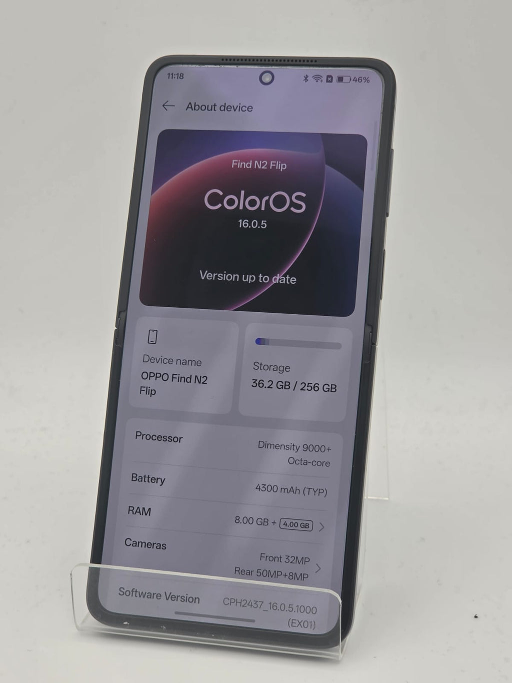Oppo Find N2 Flip 256GB, Black, Grade B