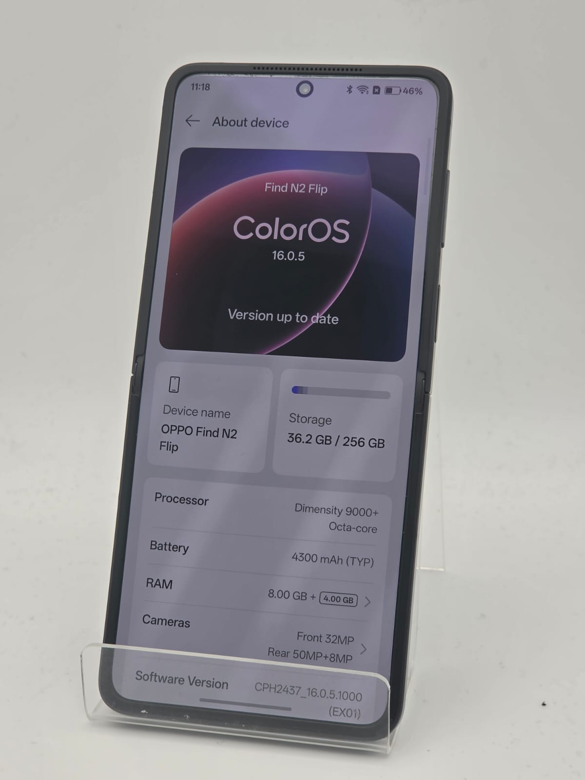 Oppo Find N2 Flip 256GB, Black, Grade B