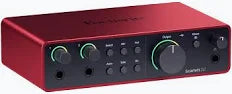 Focusrite Scarlet 4th Gen 2i2 USB Audio Interface, Grade A