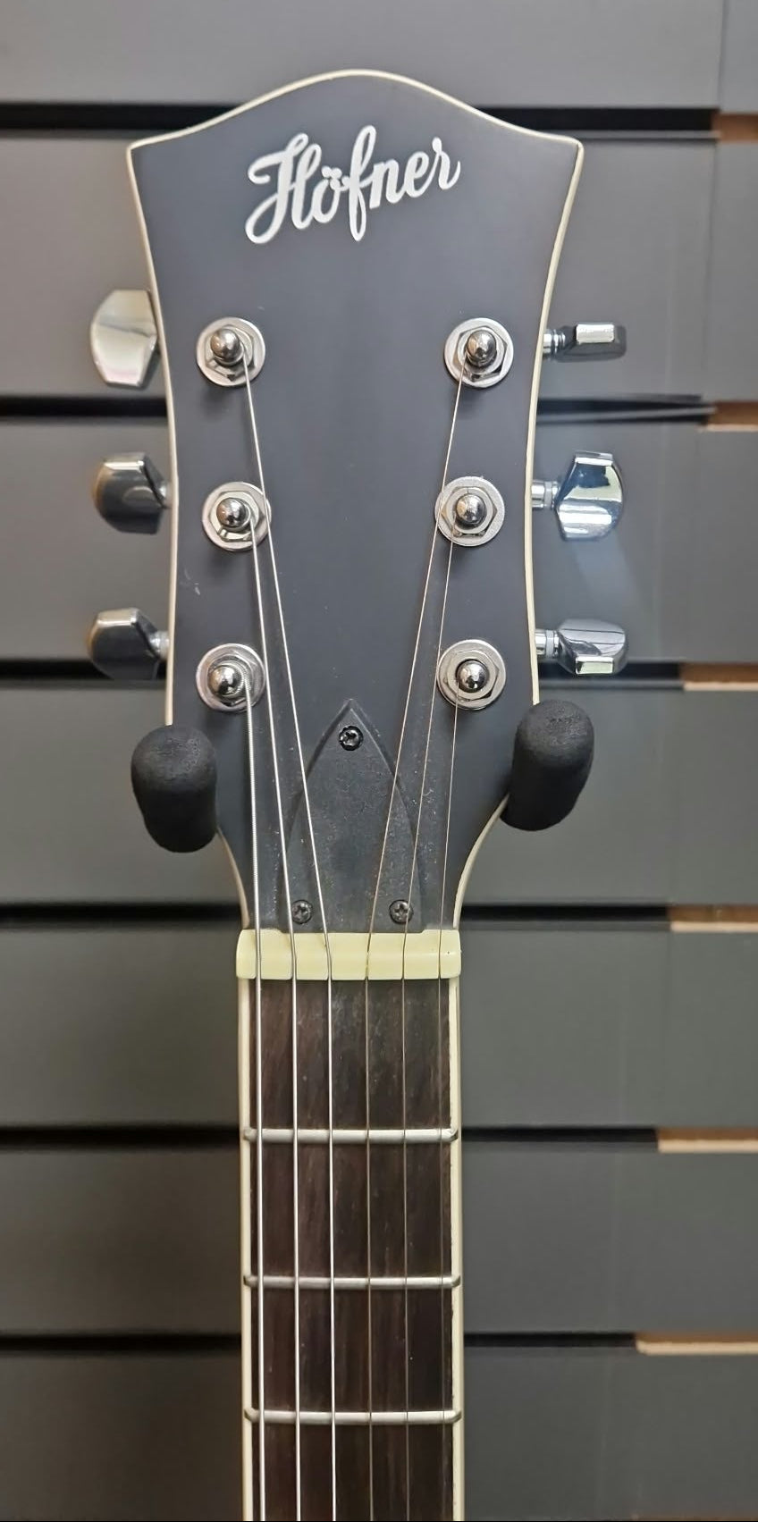 Hofner Verythin Black Stain Matt Electric Guitar, Grade B