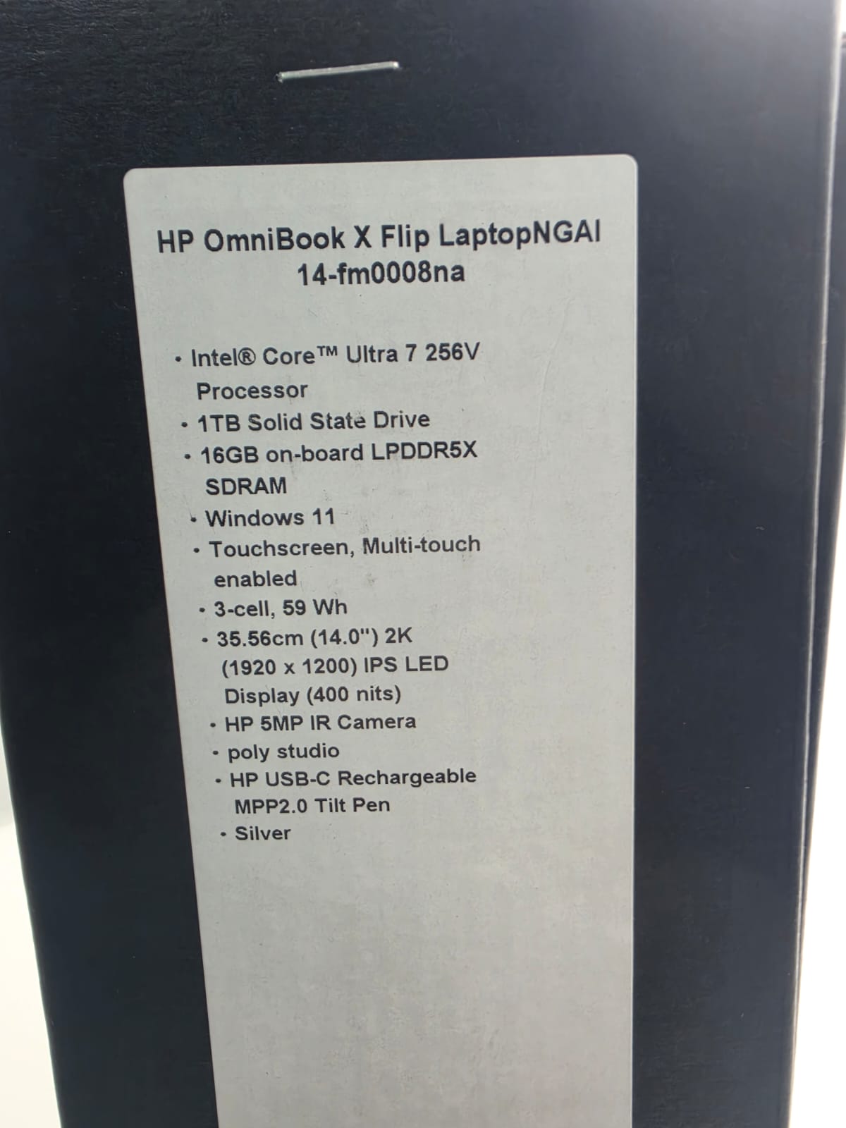 HP OmniBook X Flip NGAI 14, 1TB, Grade A