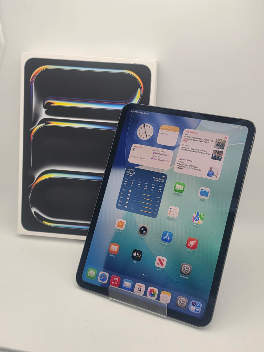 Apple iPad Pro 11 inch WiFi M5 2025 256GB Black, Grade A, pre owned at Mintro