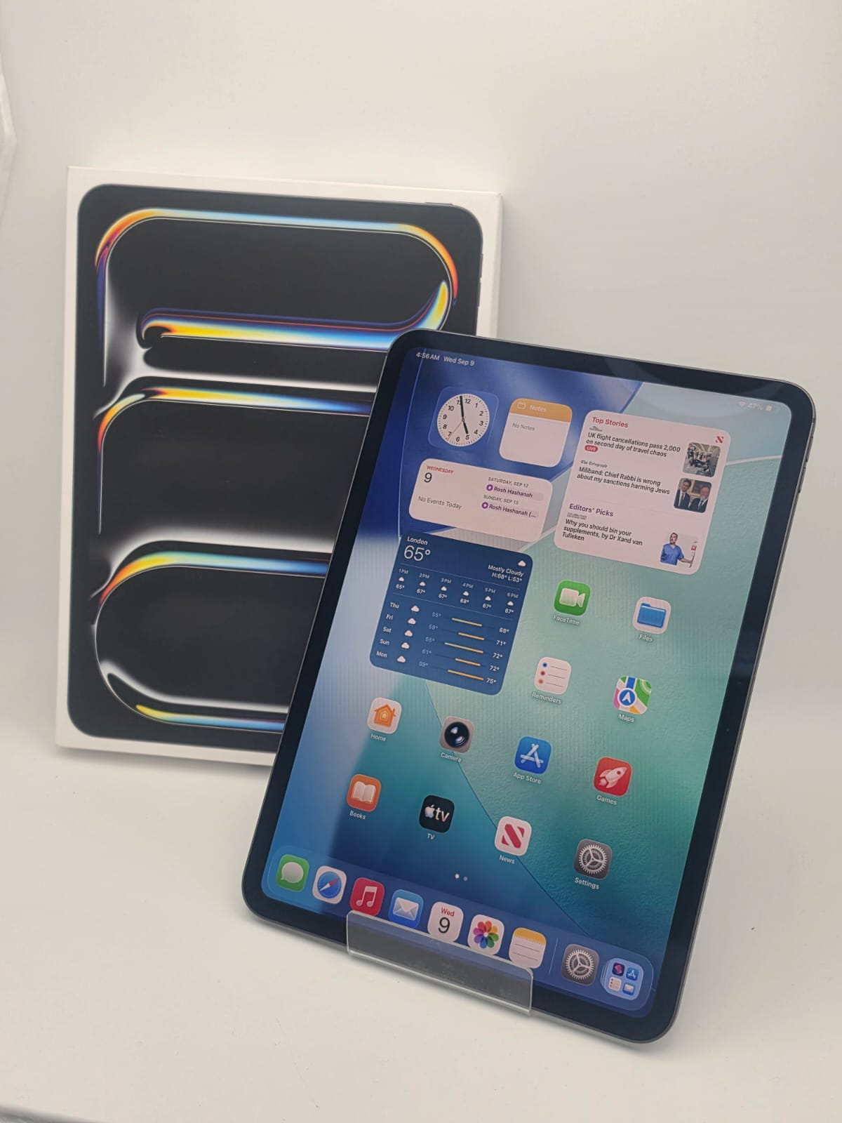 Apple iPad Pro 11 inch WiFi M5 2025 256GB Black, Grade A, pre owned at Mintro