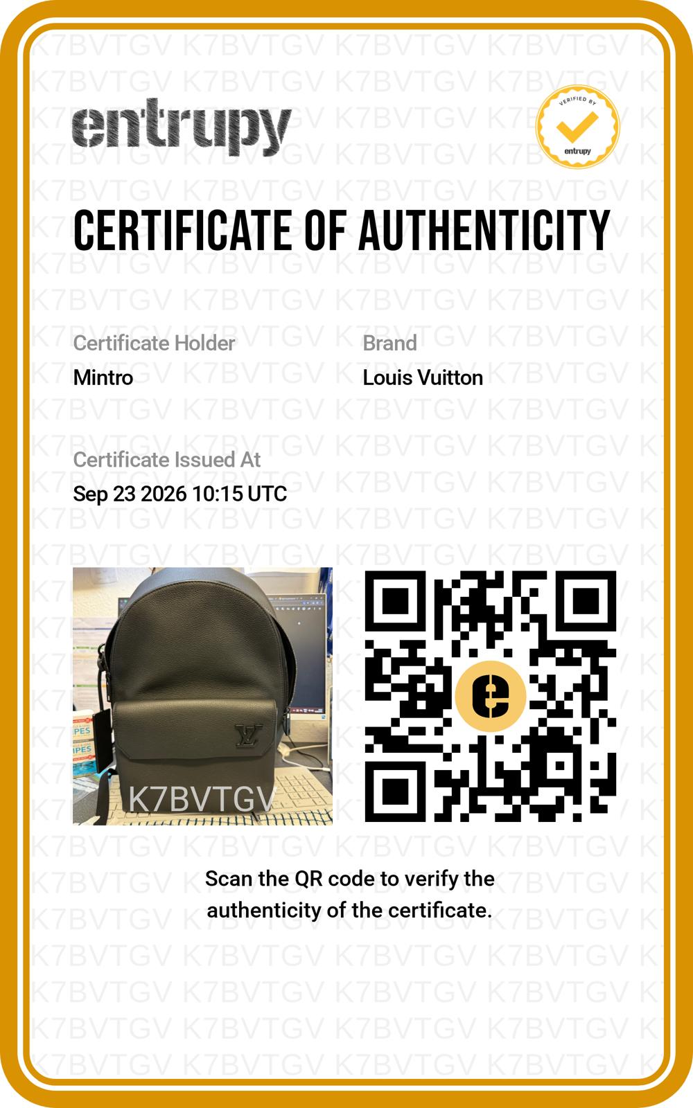 Louis Vuitton Aerogram Takeoff Backpack Bag, Grade A