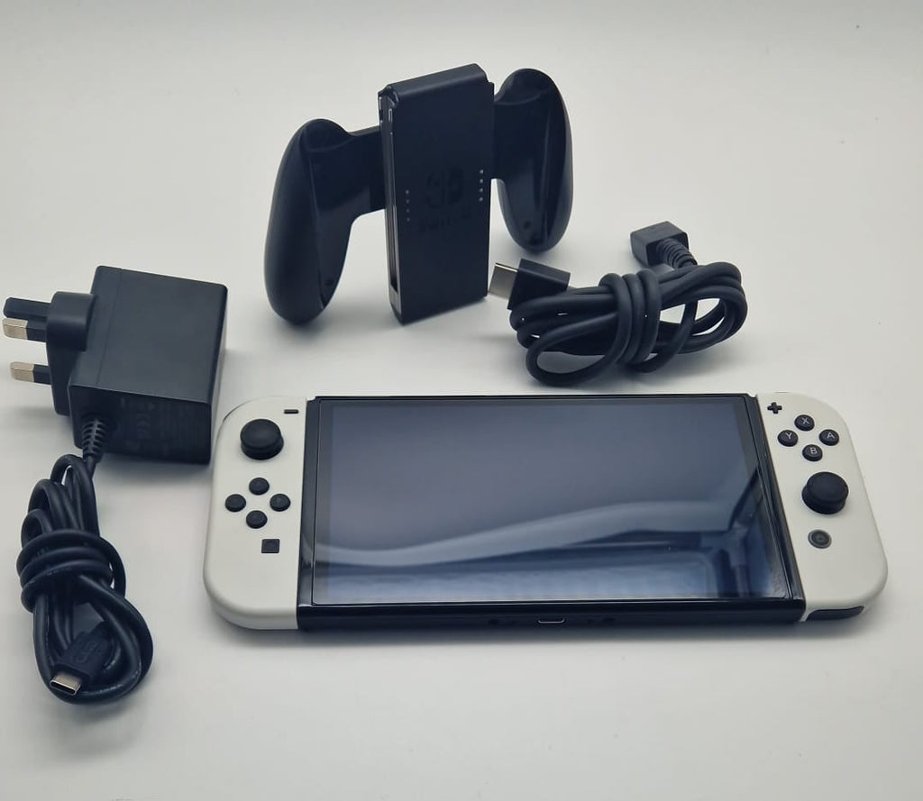 Nintendo Switch Oled White, Grade A