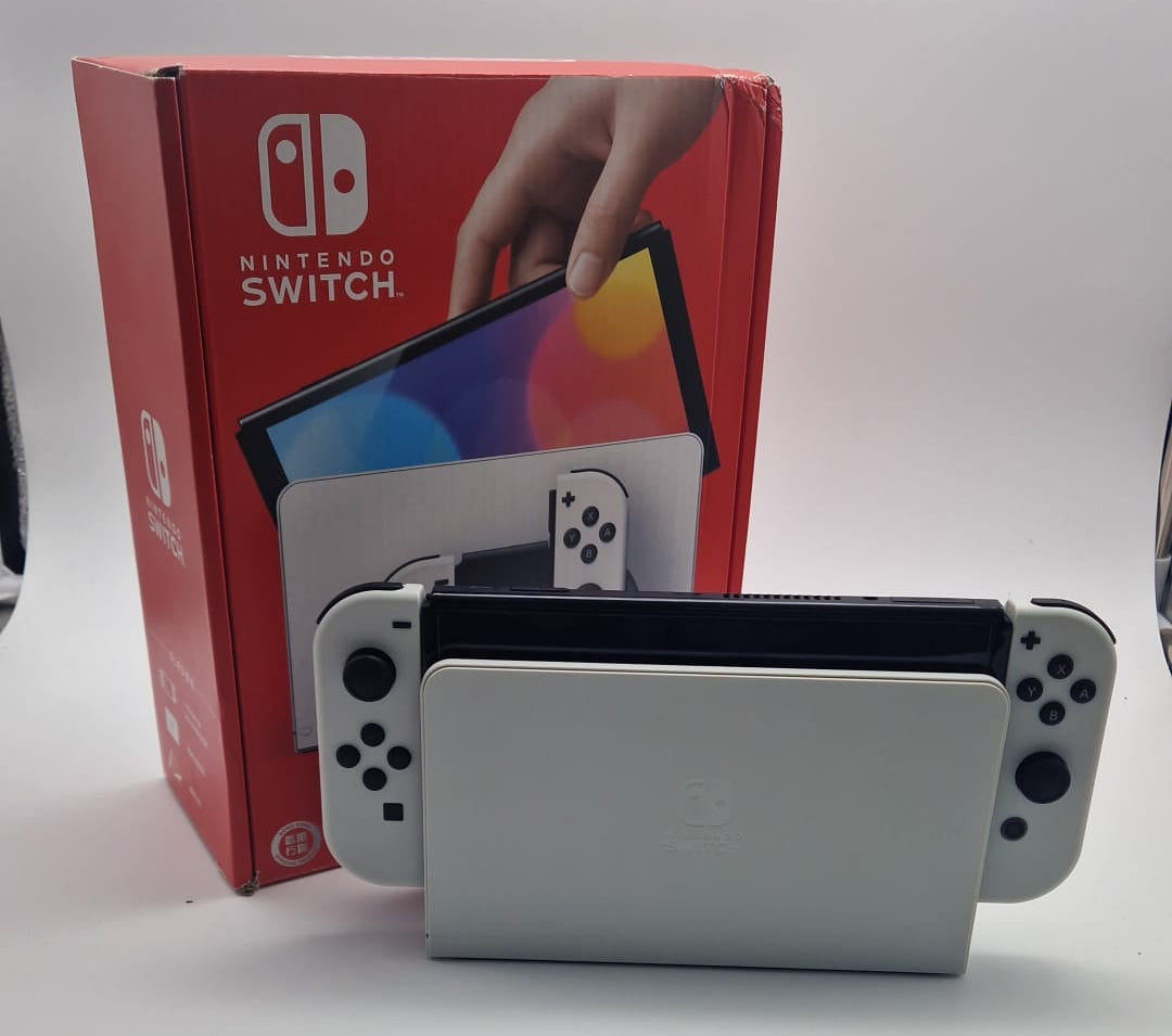 Nintendo Switch Oled White, Grade A