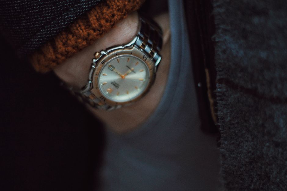 Watches — stock photo by Kurchakto via Pexels (https://www.pexels.com/photo/a-person-wearing-a-wristwatch-9713527/)