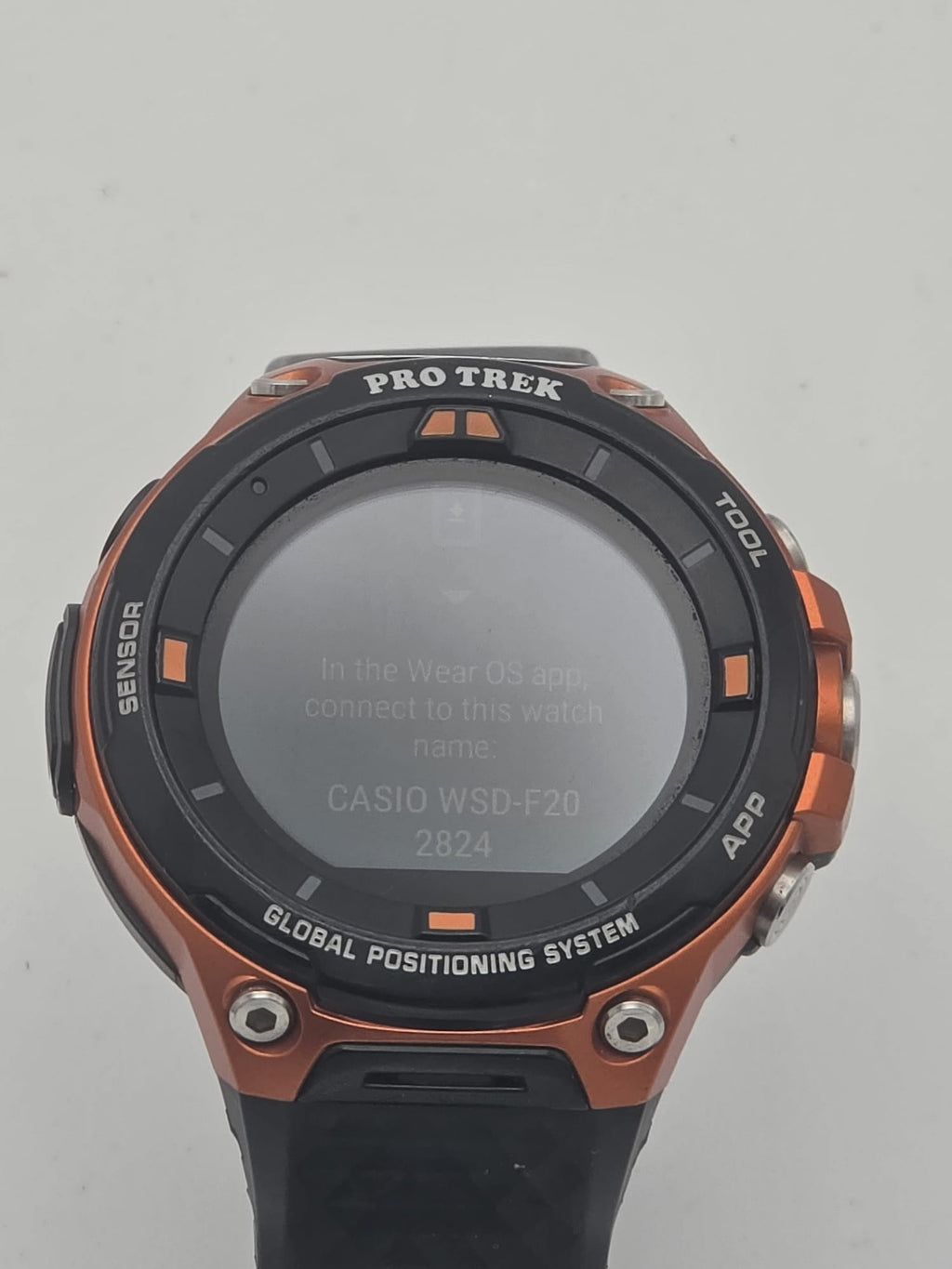 Casio Pro Trek Smart WSD-F20 Smartwatch, Orange, Grade B