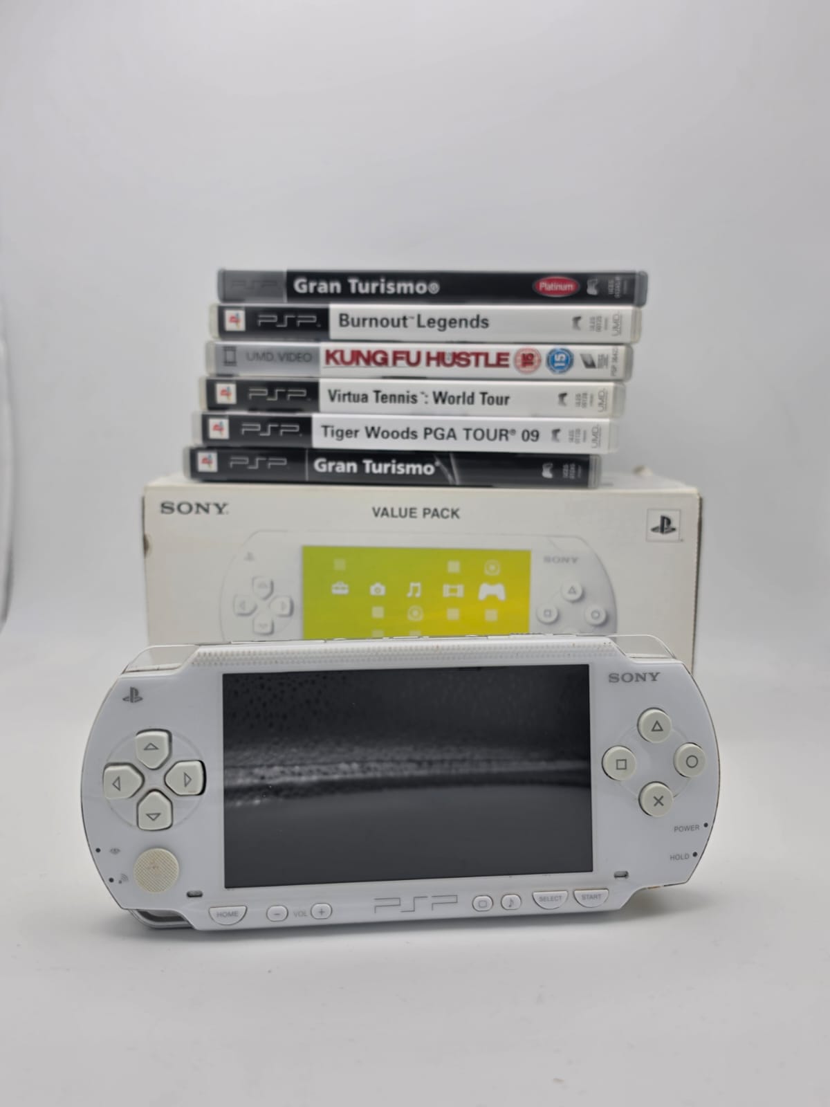 Sony Playstation PSP 3000 Console, White, Grade B