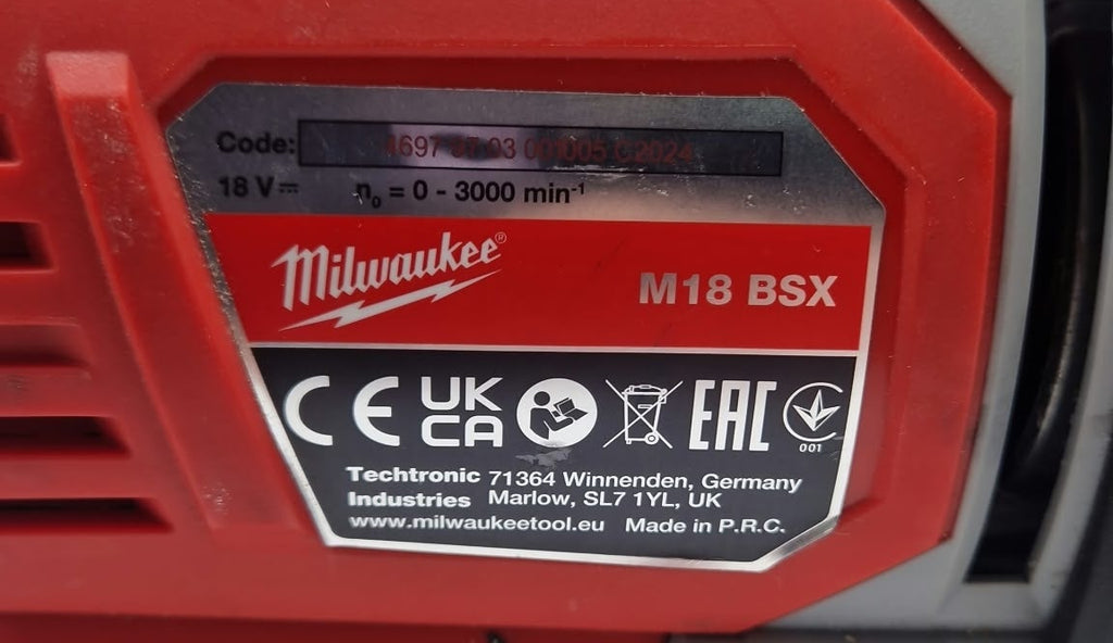 Milwaukee M18 BSX Cordless Reciprocating Saw Body Only, Grade B