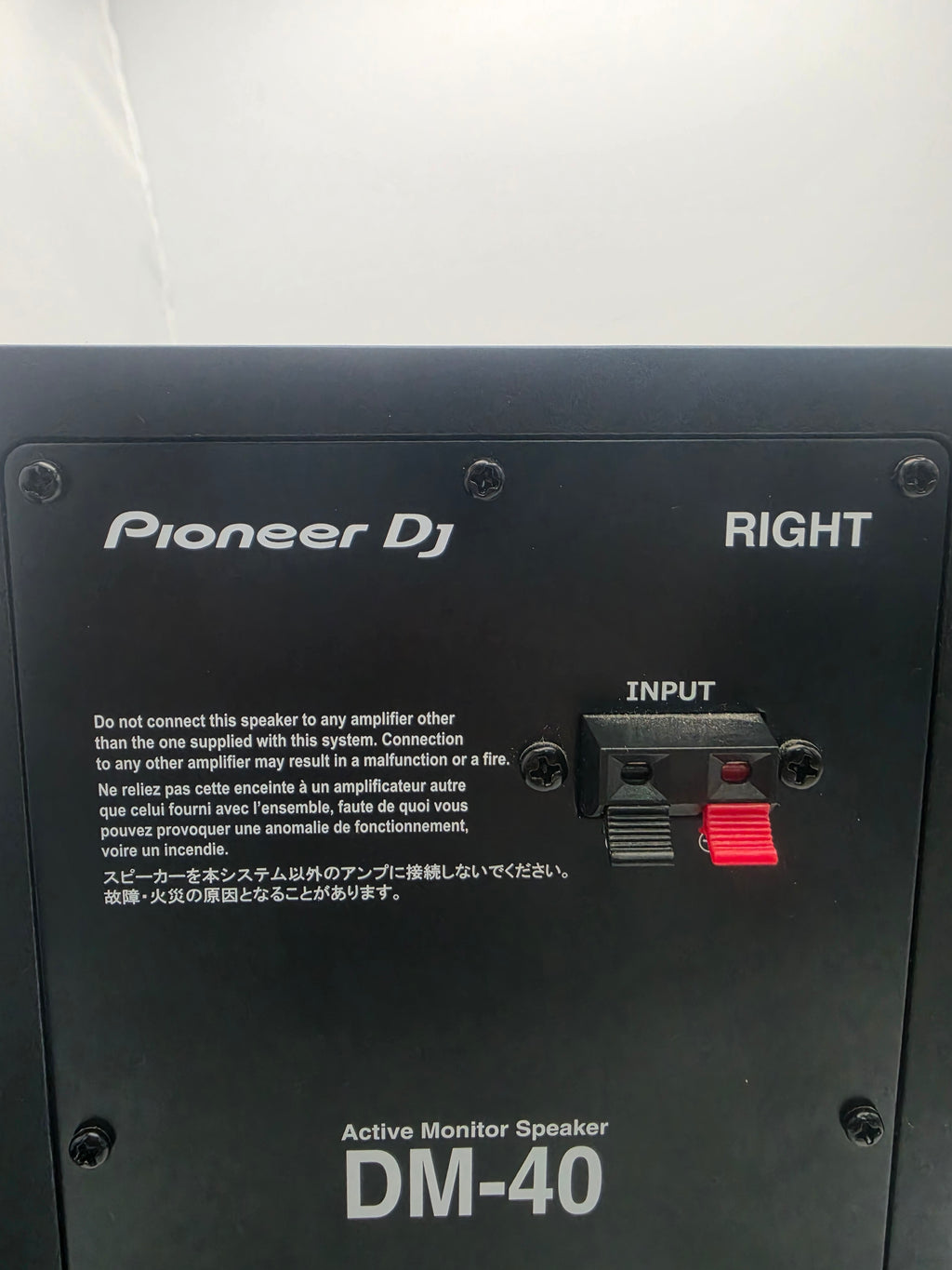 Pioneer DJ DM-40 Speakers, Grade B