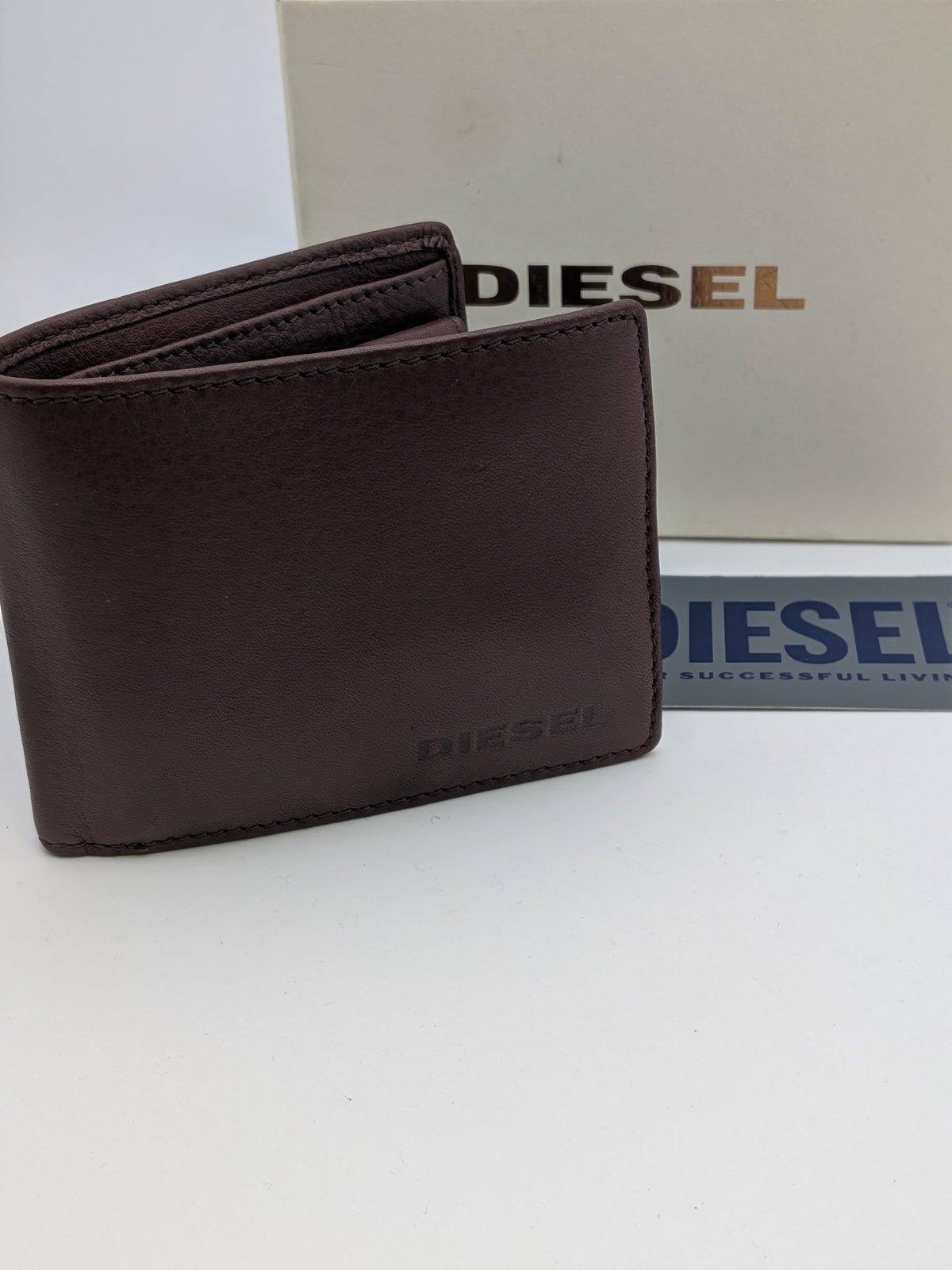 Diesel Wallet, Leather, Brown, Grade A