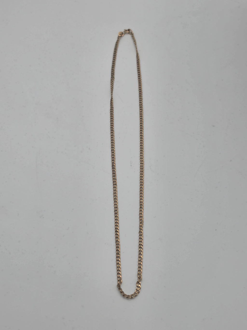 9ct Gold Curb Chain, 18.5", 2.71G