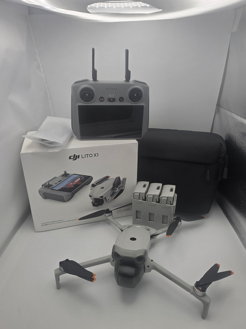 DJI Lito X1 Fly More Combo Drone, Grey, Grade A