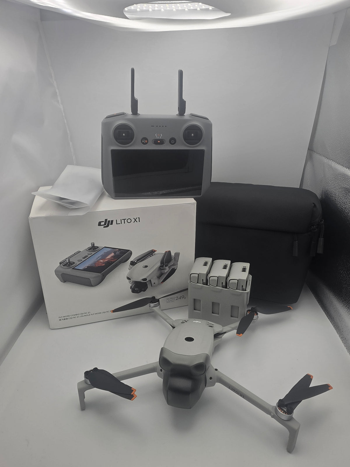 DJI Lito X1 Fly More Combo Drone, Grey, Grade A