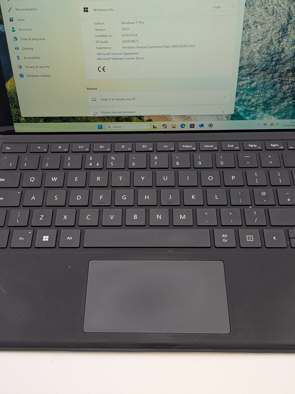 Microsoft Windows Surface Pro 7 Laptop, Silver, Grade B