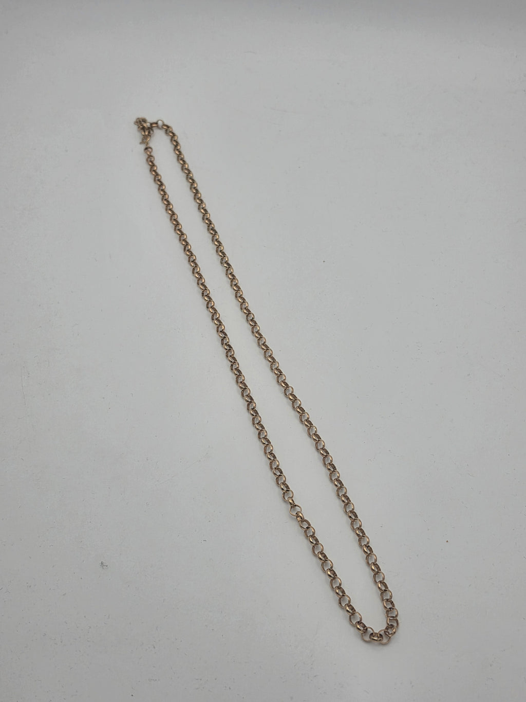 9ct Gold Belcher Chain, 28.5", 23.36G