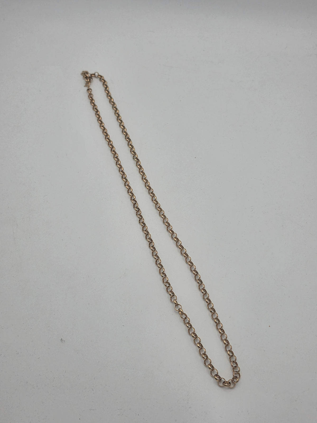 9ct Gold Belcher Chain, 28.5", 23.36G