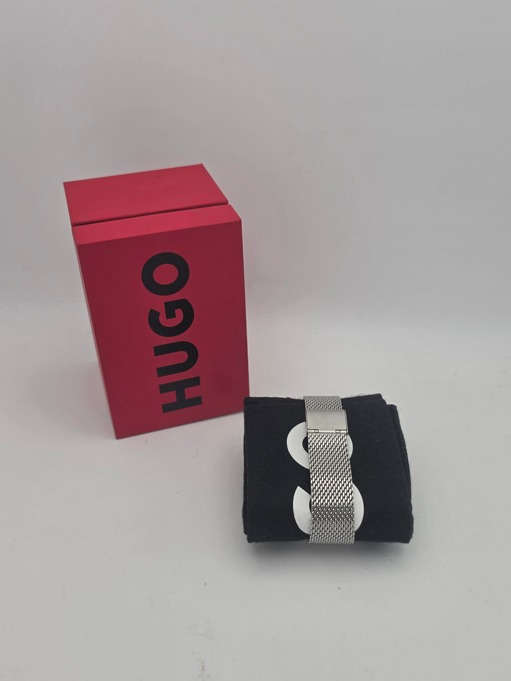 Hugo Boss #SMASH Model 1530135 Mens Watch, Silver, Grade B