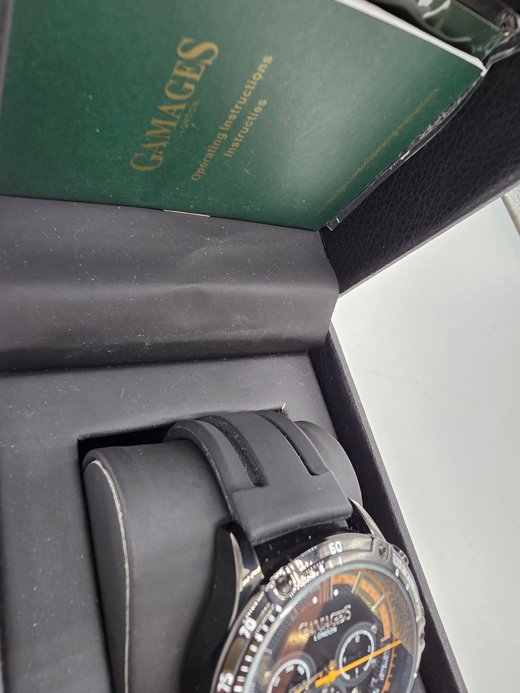 Gamages Of London Gents Watch Automatic Black, Grade B