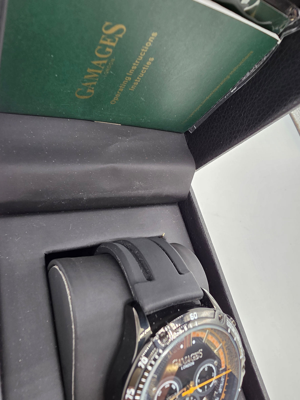 Gamages Of London Gents Watch Automatic Black, Grade B