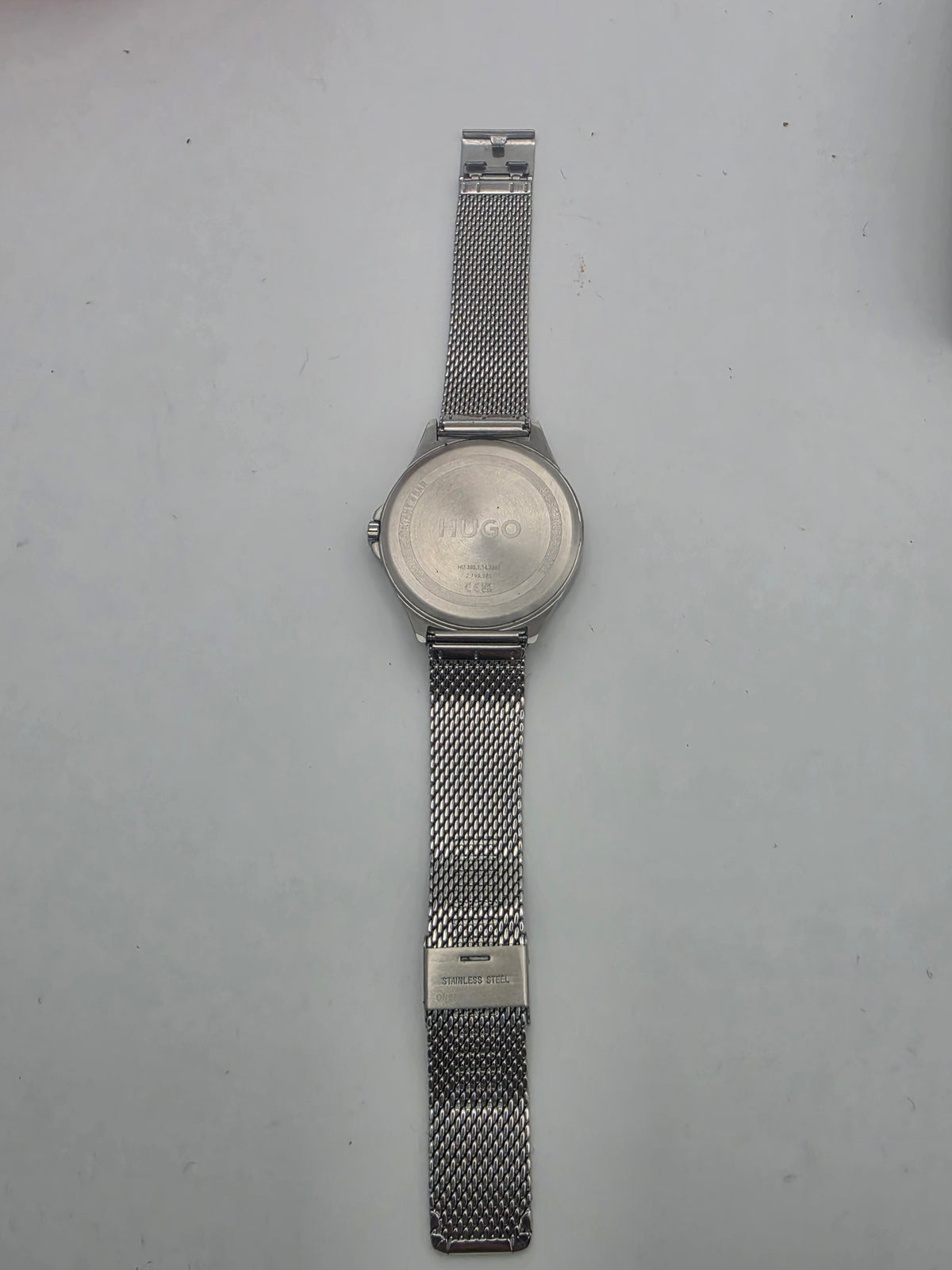 Hugo Boss #SMASH Model 1530135 Mens Watch, Silver, Grade B