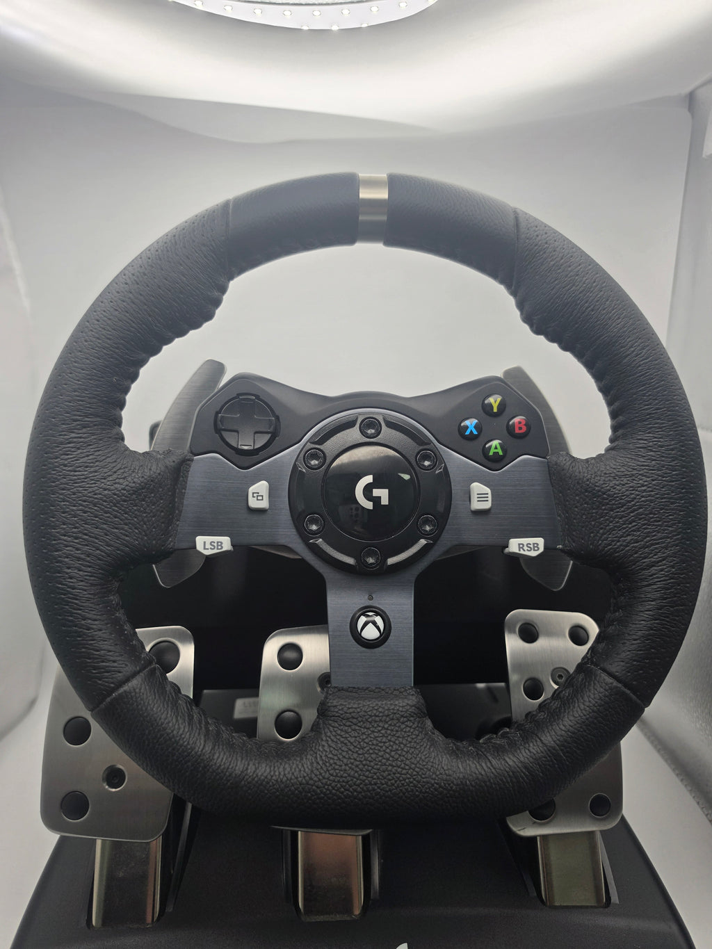 Logitech G920 Steering Wheel and Pedals, Black, Grade B