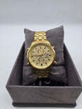 Citizen Calibre 6870 Alarm Chronograph Dress Watch Gold, Grade B