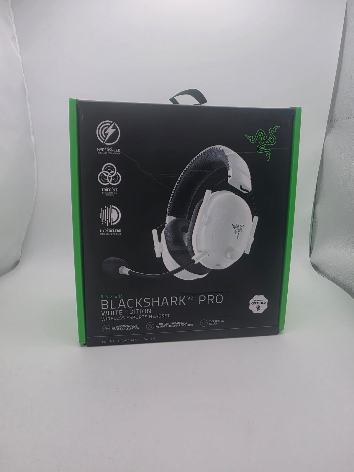 Razer Blackshark V2 Pro Wireless ESports Headset, White, Grade A