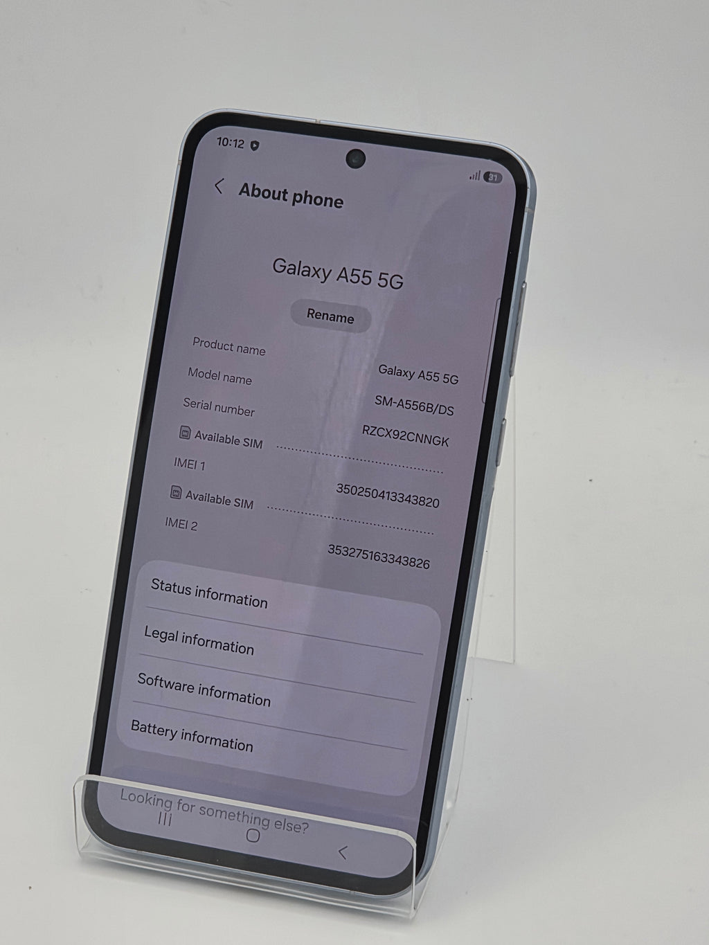 Samsung Galaxy A55 5G 128GB Awesome Ice Blue, Grade C