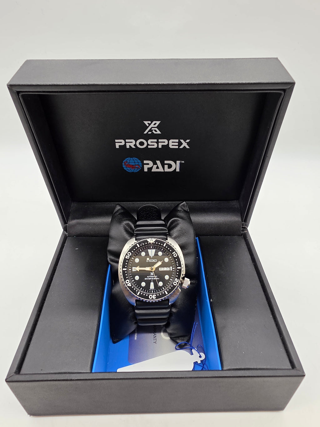 Seiko Prospex "Turtle" Automatic Diver's Watch Black, Grade B
