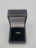 18ct Gold Chevron Ring, Size K, 1.6G