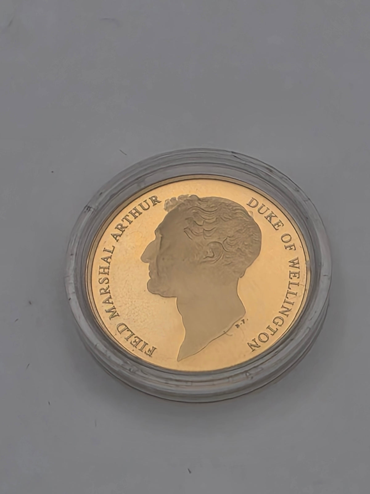 14ct 2015 Battle of Waterloo Commemorate Coin, Grade A