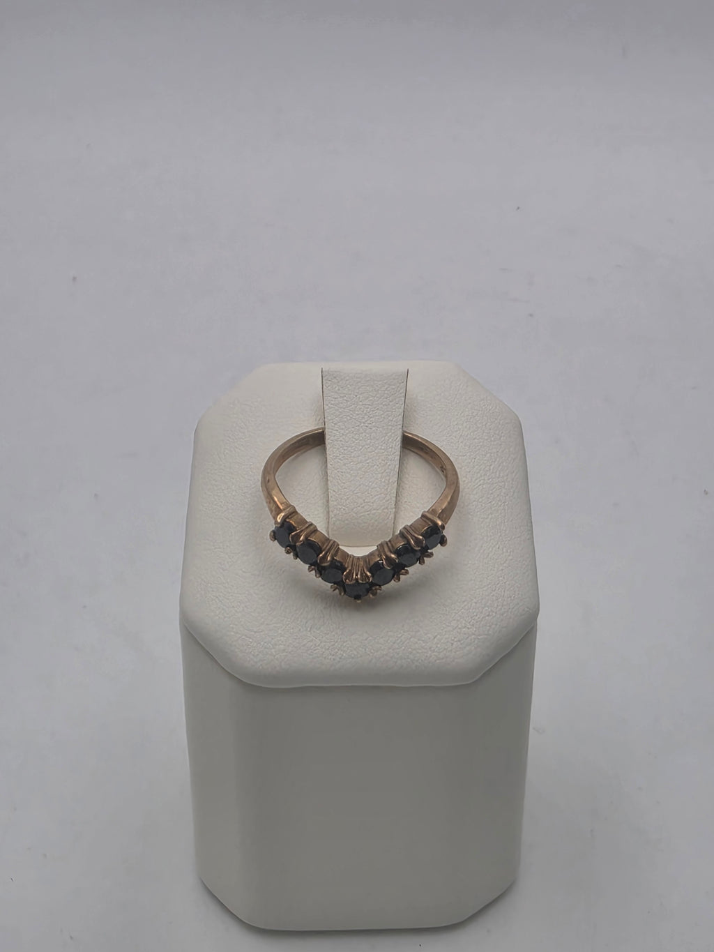 9ct Gold Wishbone Ring, Size O 1/2, 2.32G