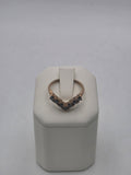 9ct Gold Wishbone Ring, Size O 1/2, 2.32G