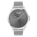 Hugo Boss #SMASH Model 1530135 Mens Watch, Silver, Grade B