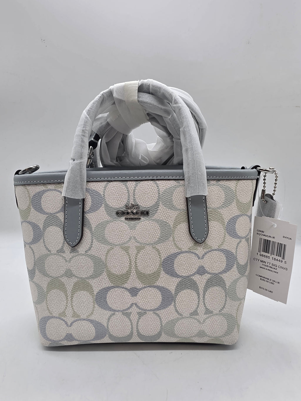 Coach New York Ladies Bag Chalk/Blue, Grade A