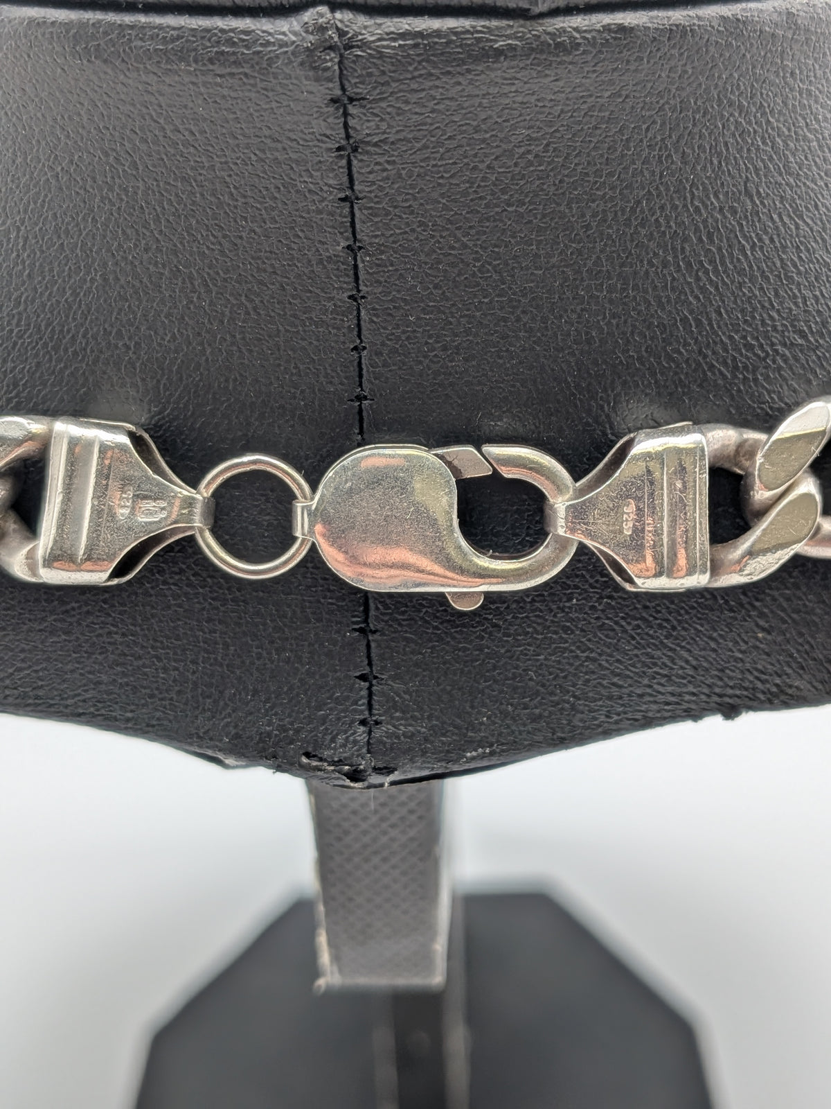 Sterling Silver (925) Cuban Curb chain necklace, 21" Grade B