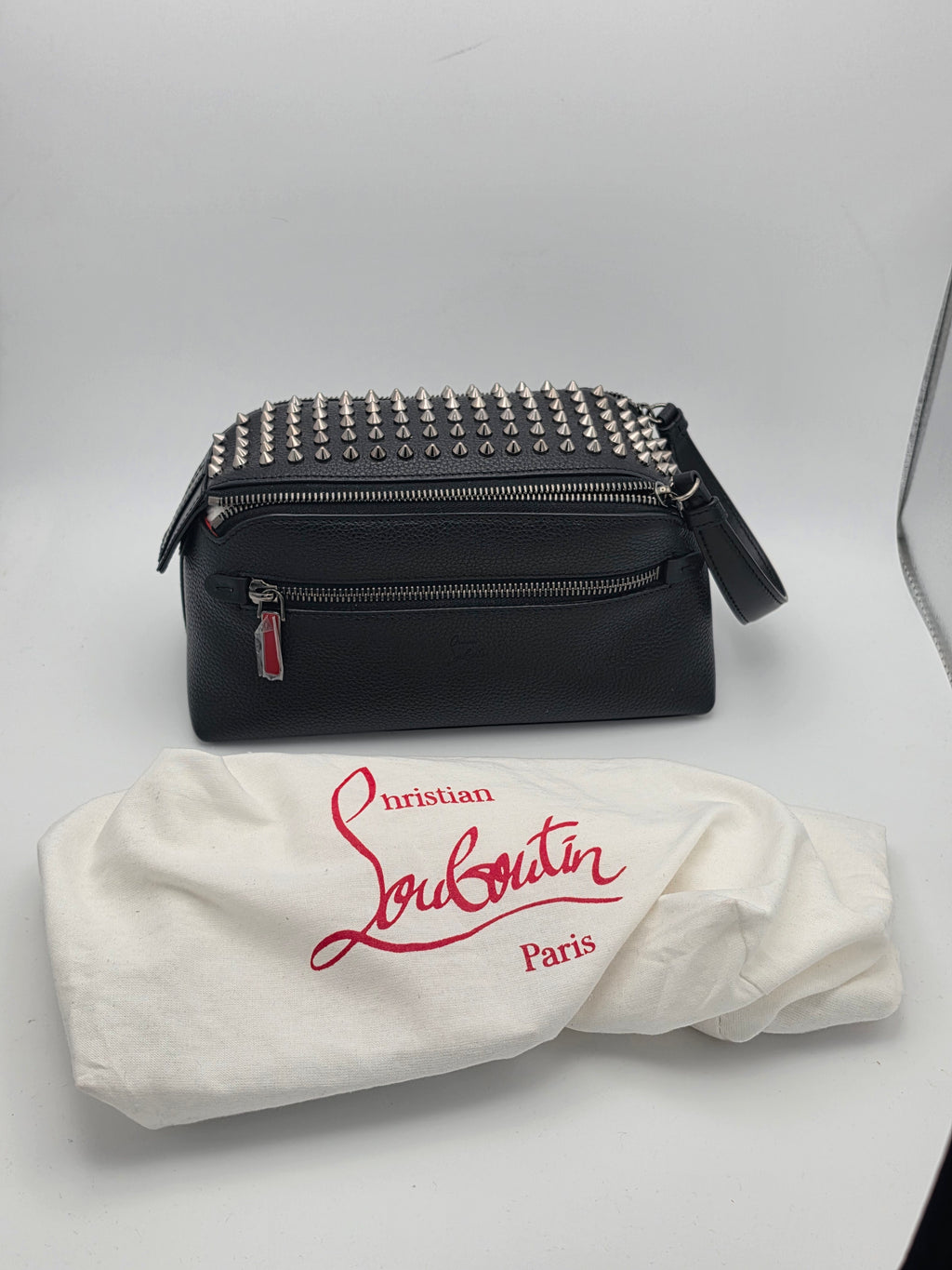 Christian Louboutin Funky Travel Pouch, Grade A