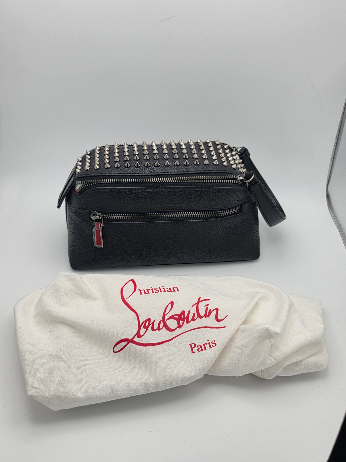 Christian Louboutin Funky Travel Pouch, Grade A