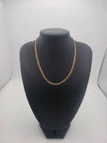 9ct Gold Curb Chain, 17.5", 8.77G
