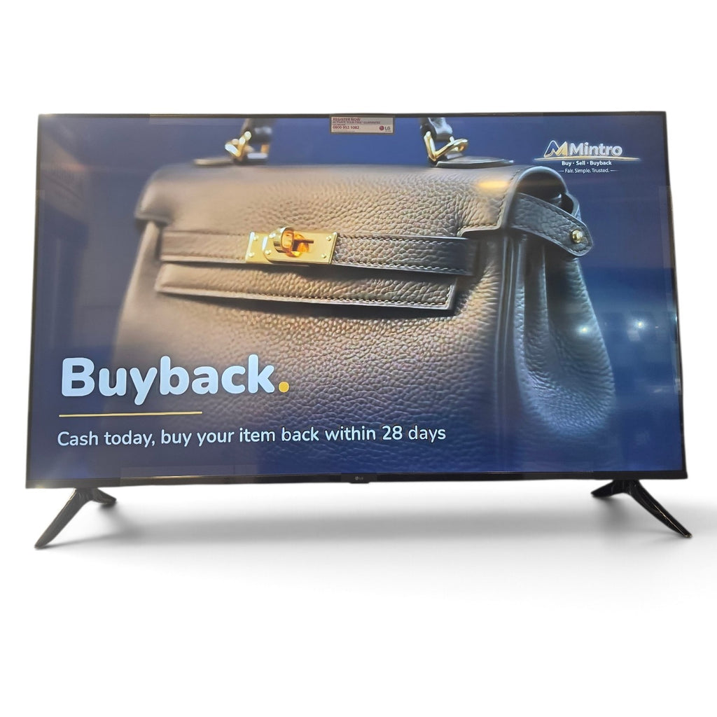 LG 55" Smart TV, Black, Grade A